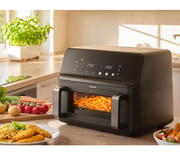 Sencor Air Fryer SFR 9660BK z koszem ceramicznym 9l - 1571336 - zdjęcie 8